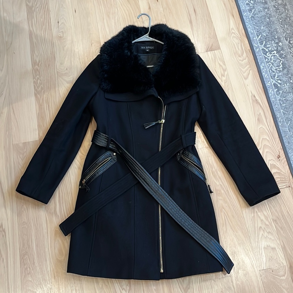 Via Spiga wool coat size 14